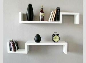Debbie wall shelves (white)