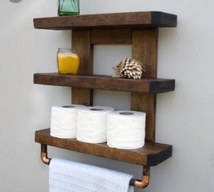 Ozan wooden shelf