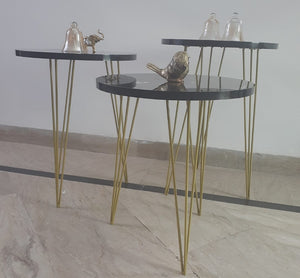 Wilson set of three decorative tables