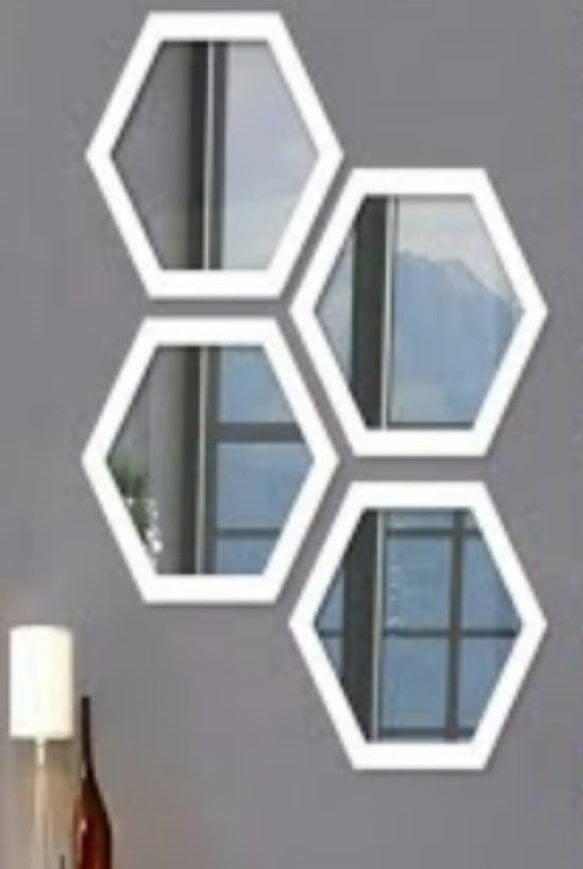 Hexa set of four mirrors